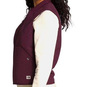 The North Face Women's Vest XL Cuchillo Reversible Insulated Root Brown NWT